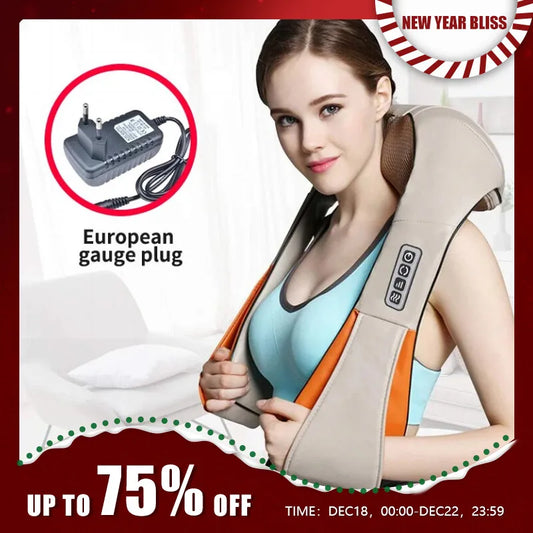 Kneading Shawl Neck Vehicle Home Massager Neck Shoulder Waist Whole Body Kneading And Kneading Massage Shawl Massage Chair Home